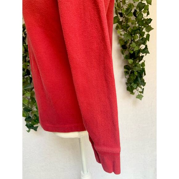 Old Navy Red Navy White Stripe Cotton Sweater Long sleeve Top Kids 12 Women's XS - Picture 4 of 8